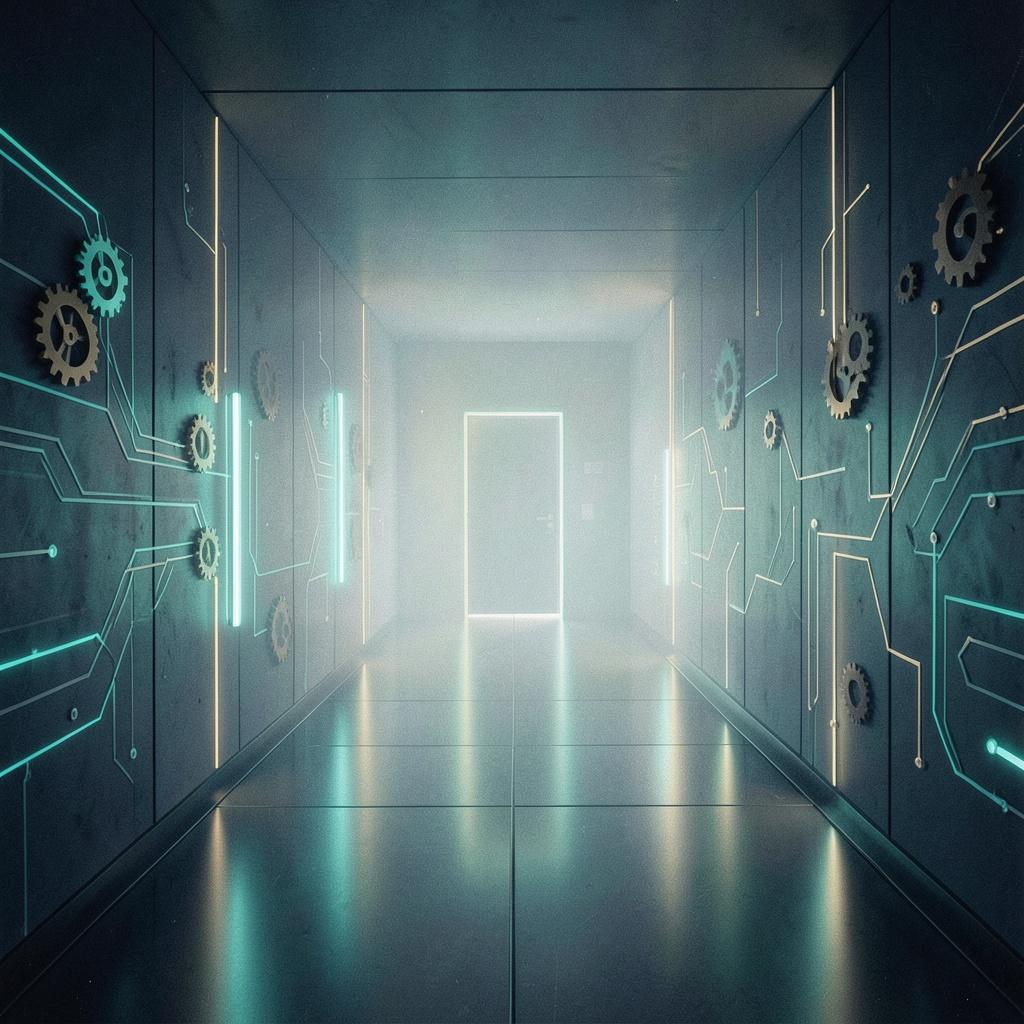 Unfinished Business (the long hallway version) artwork