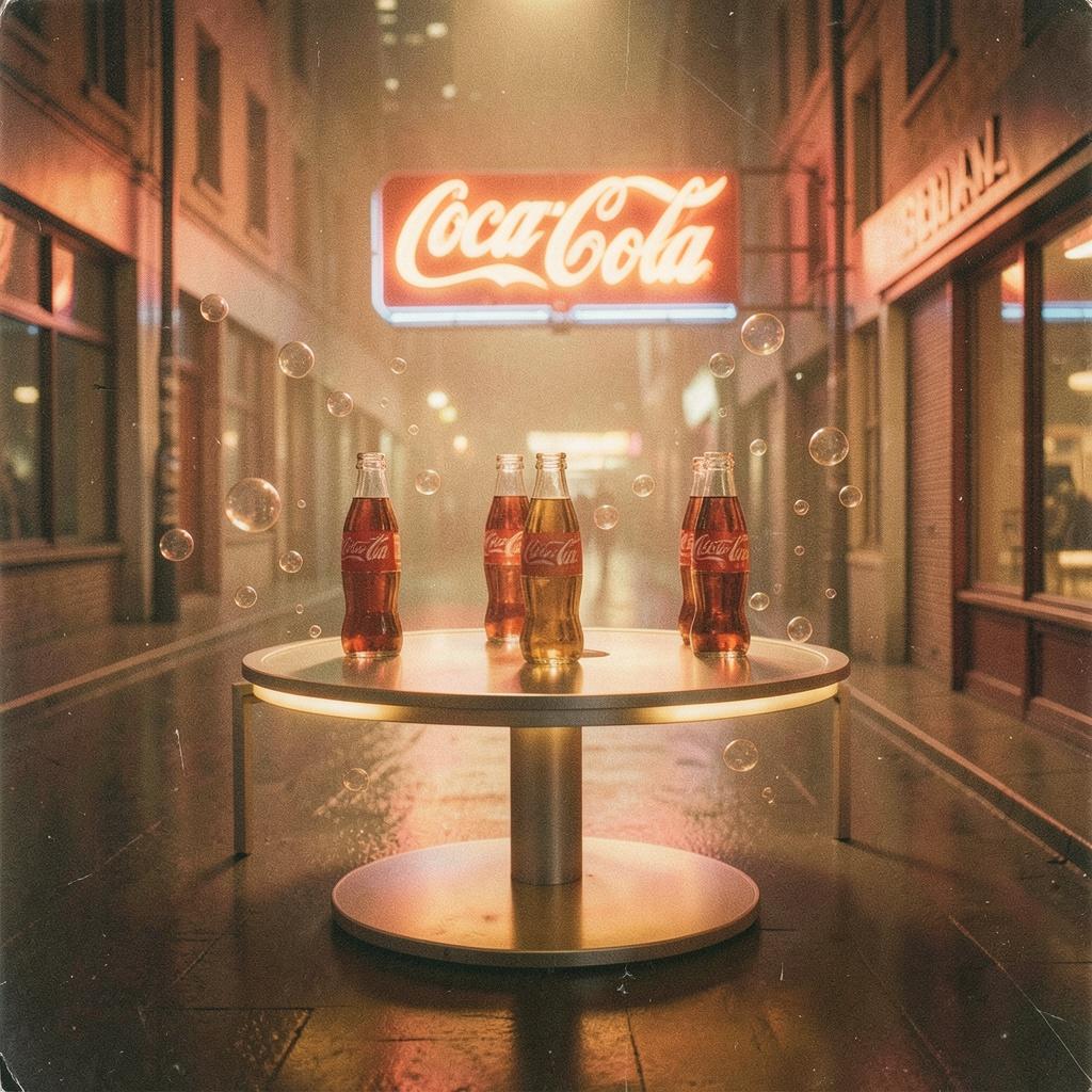 coca cola advert! artwork