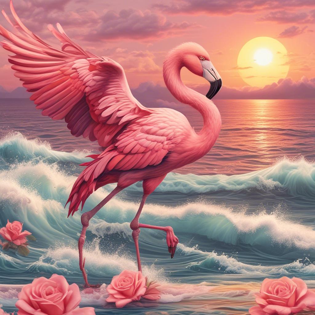Beautiful Flamingo artwork