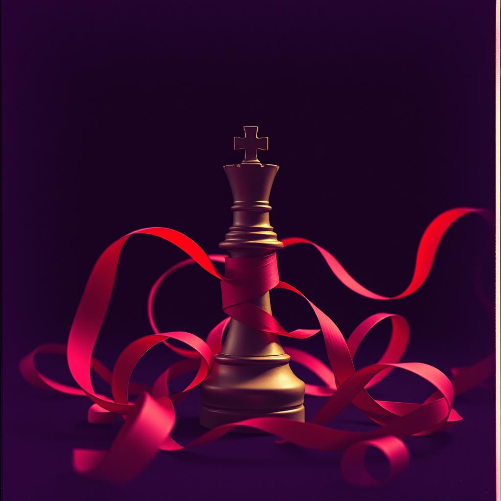 chess on a field #1 artwork