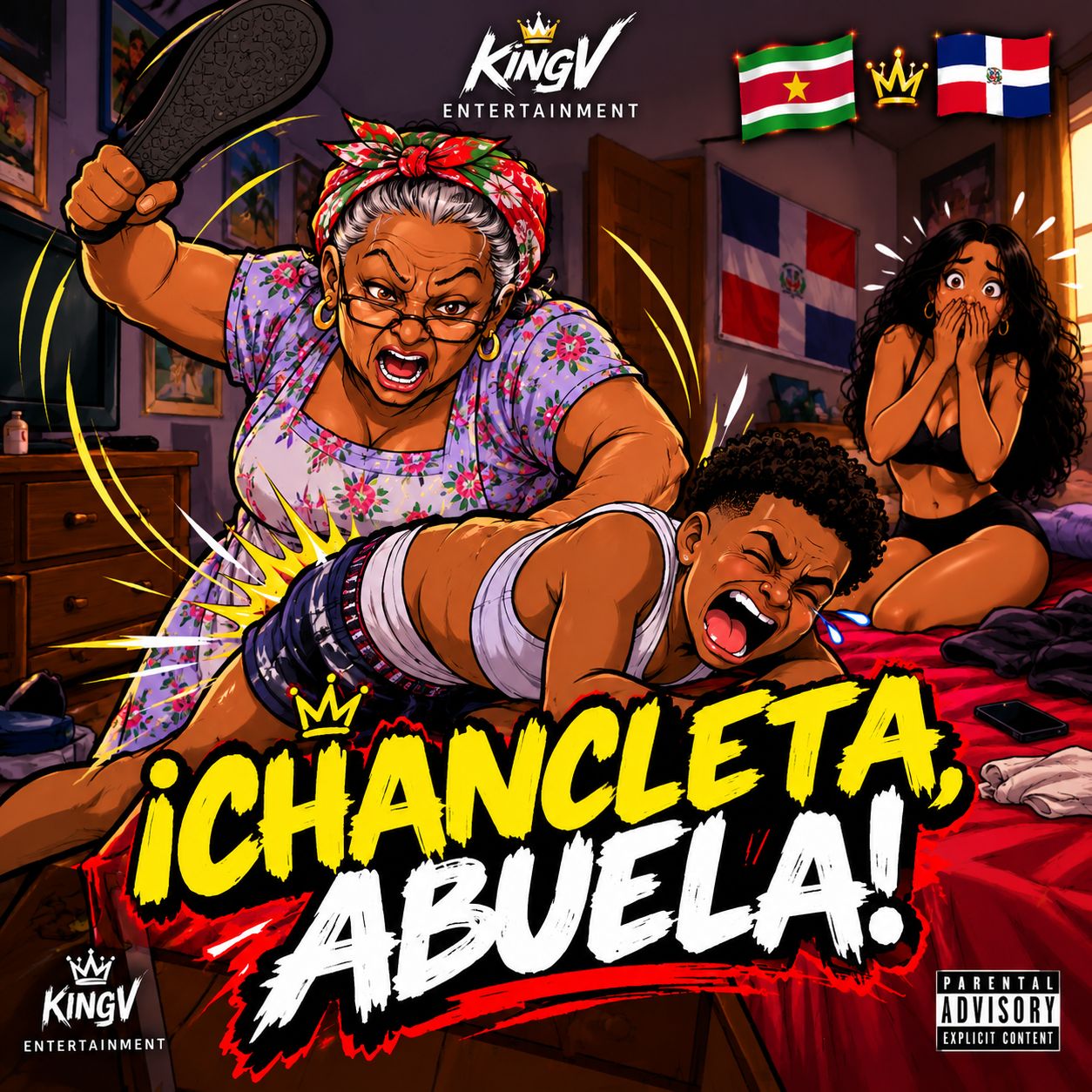 ¡CHANCLETA, ABUELA! -  KINGV artwork