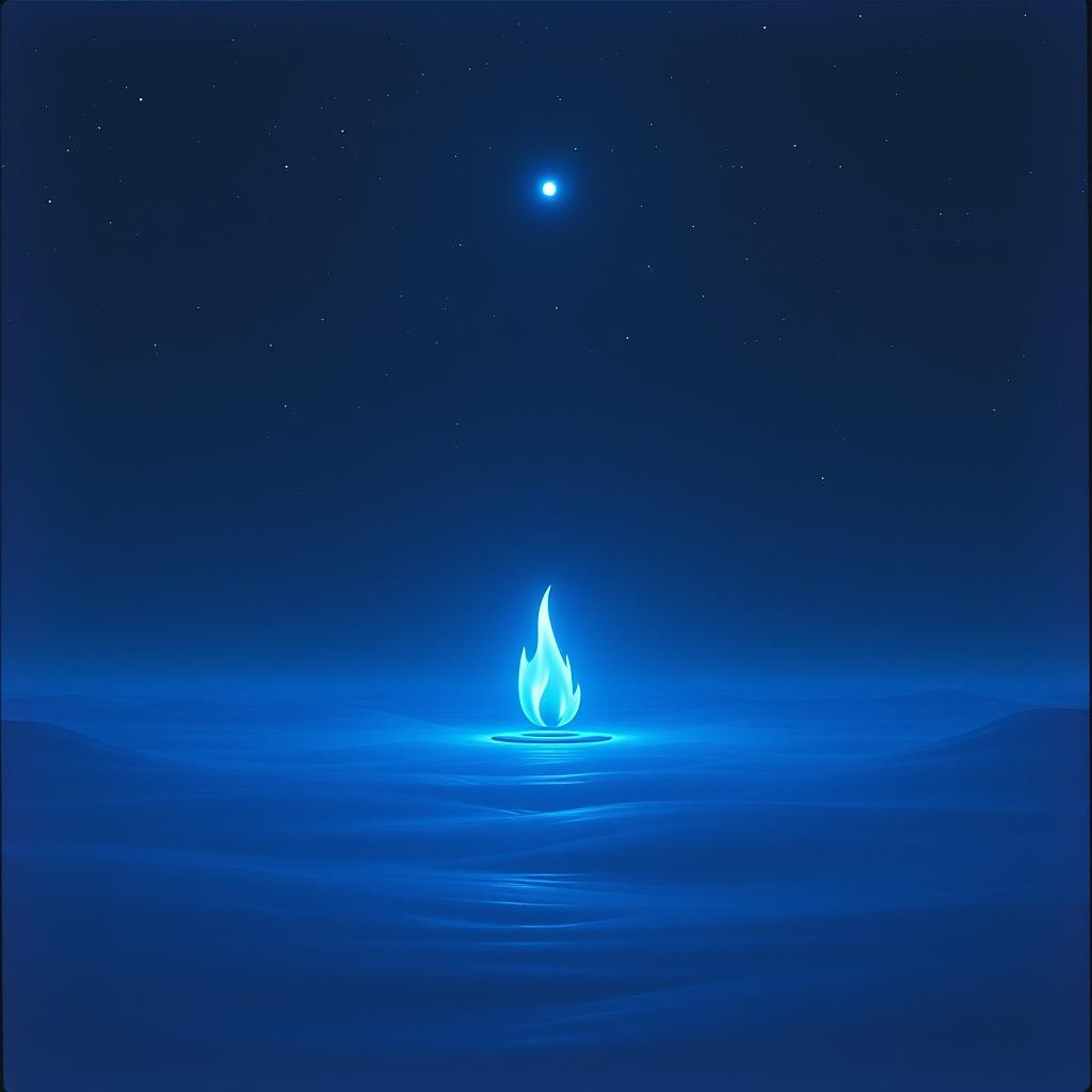 Blue Flame Heartbeat (ver 2) artwork