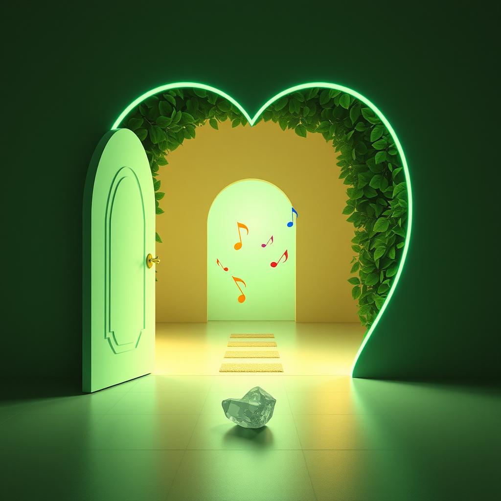 Dr. Ashmon Soundbite Capsules V3 Green Heart Door artwork