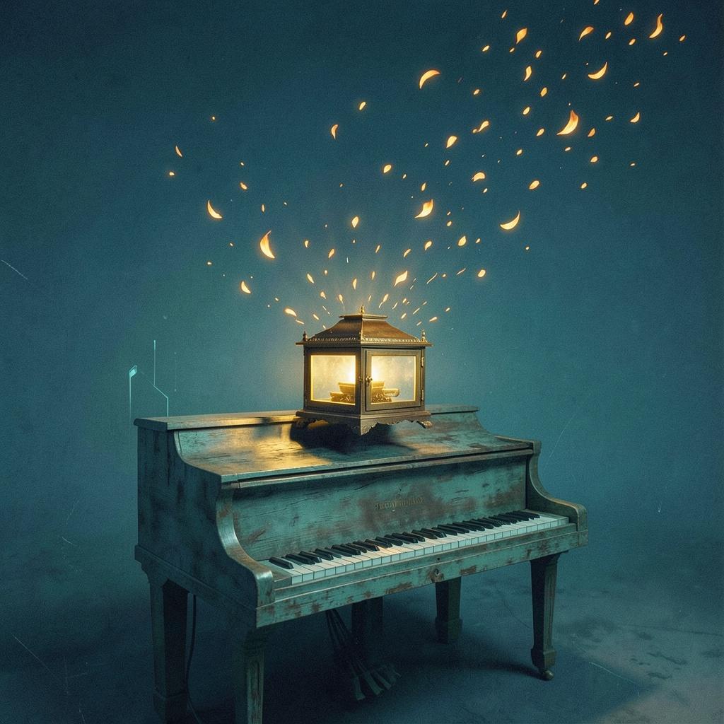 Fire girl (music box ) artwork