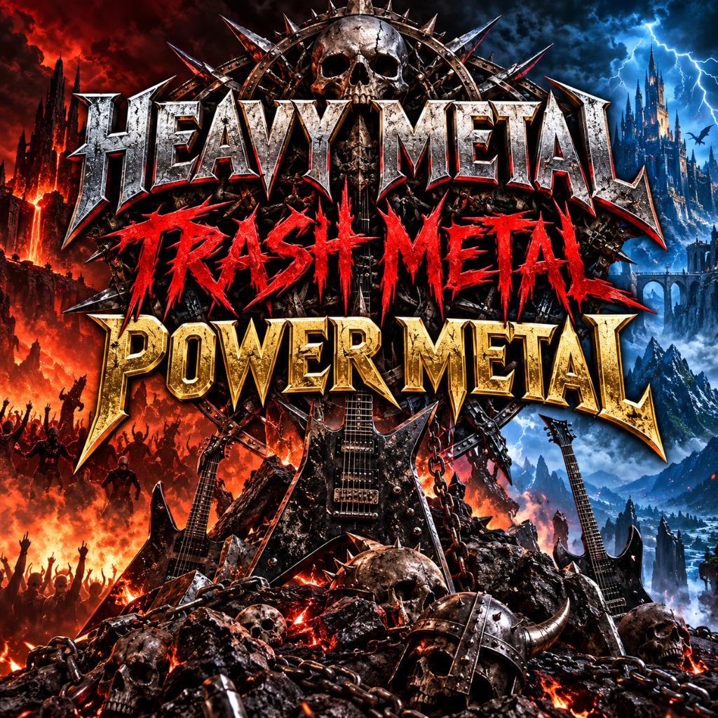 HEAVY METAL TRASH METAL POWER METAL
