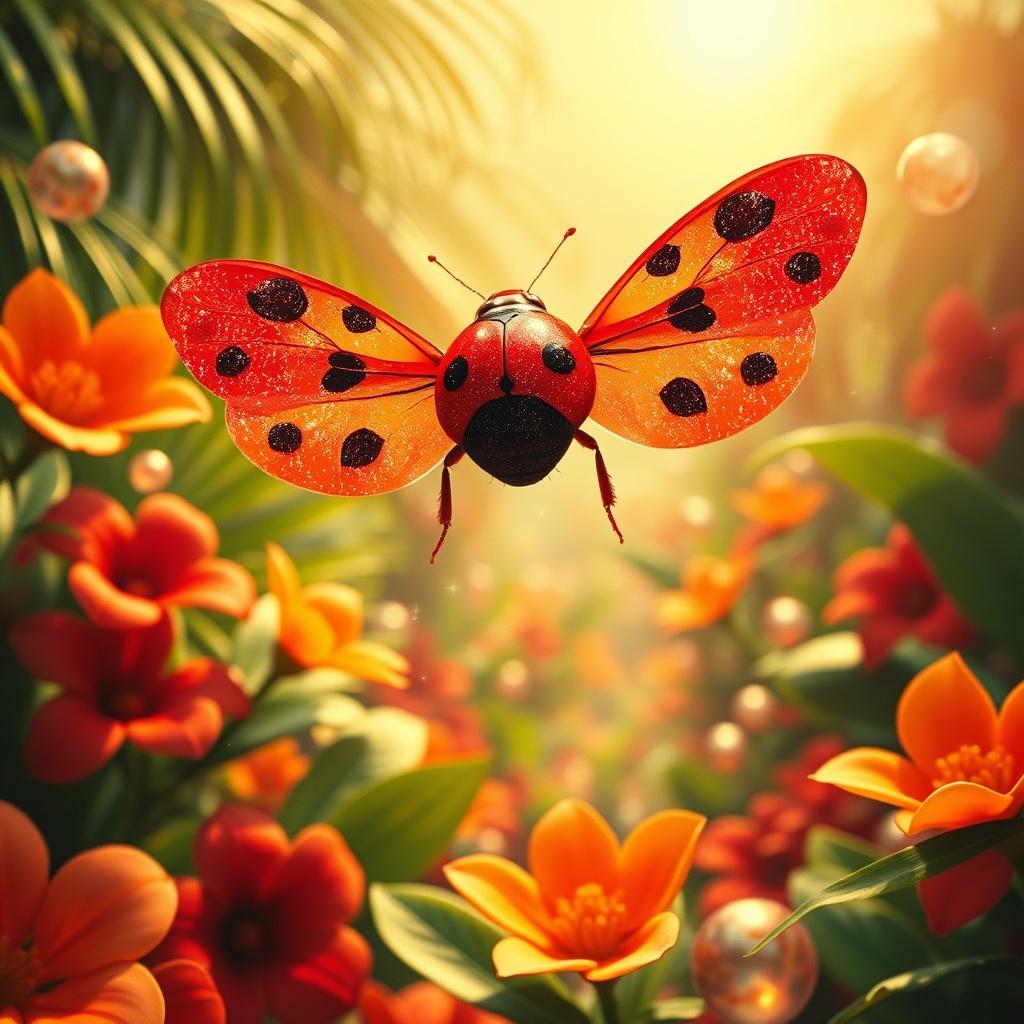 Hey, ladybug artwork