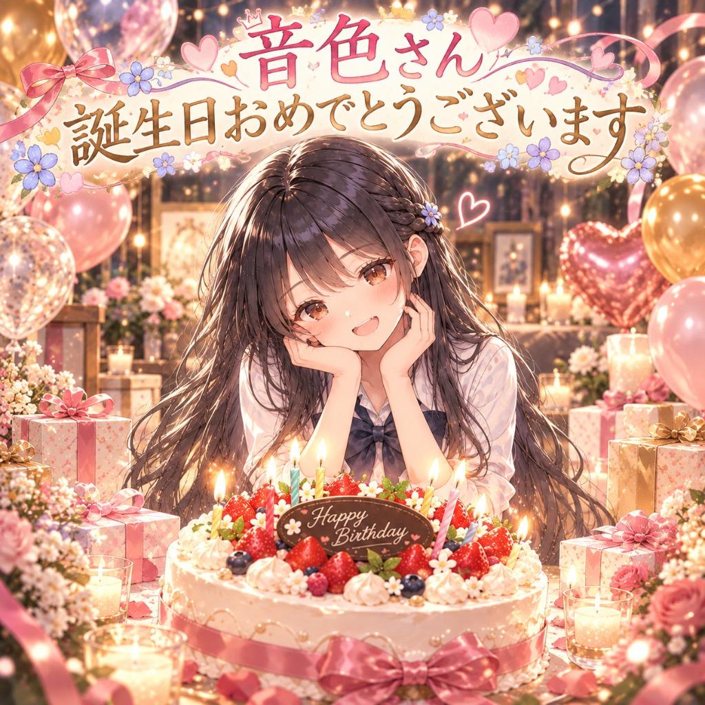 音色さん誕生日プレイリスト
