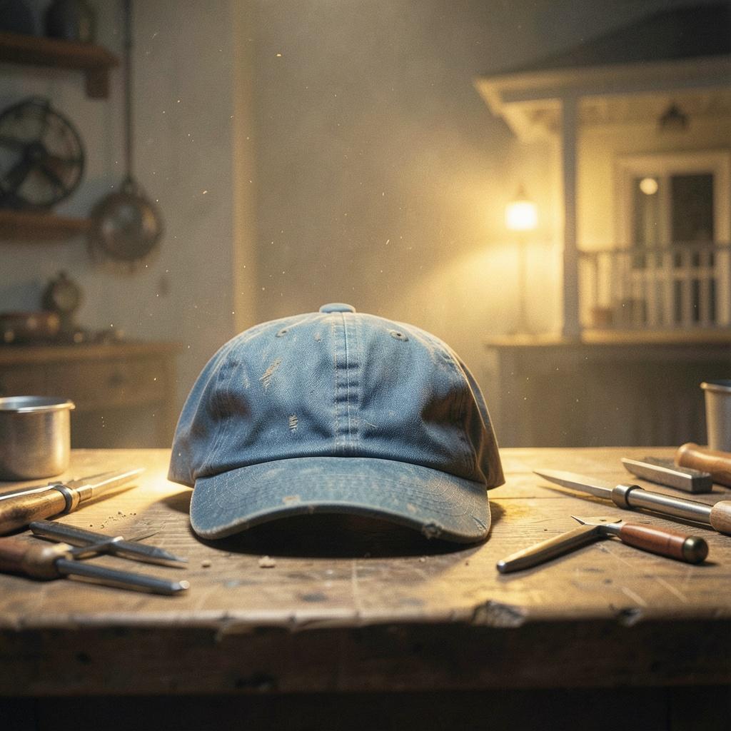 Worn Blue Cap artwork