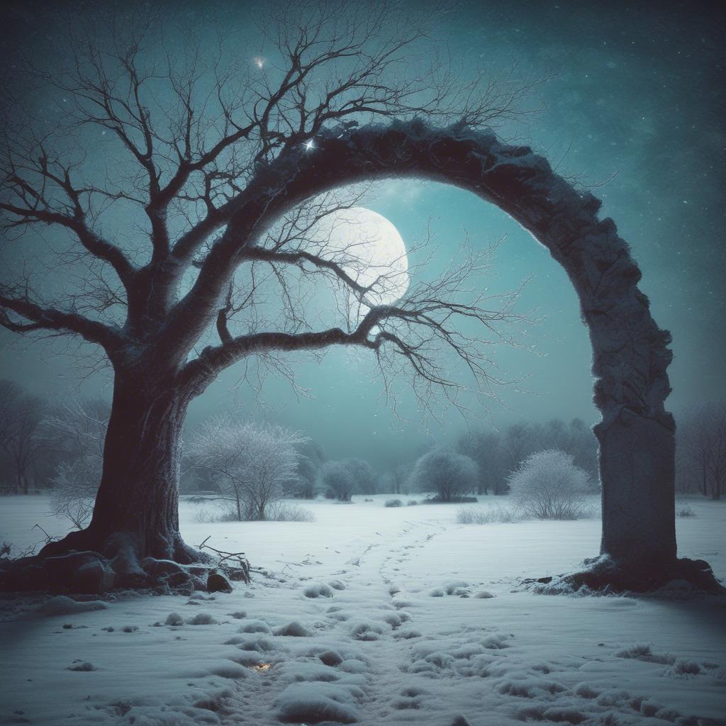Winter Love in a Sleigh artwork