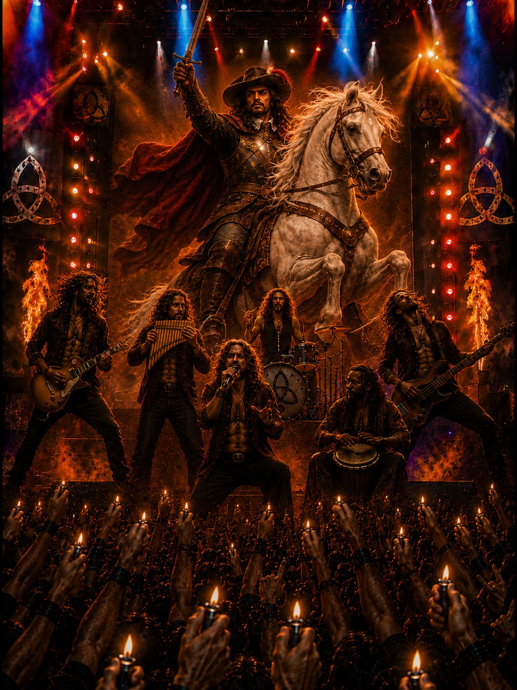 Triple Feu - Conquistadors artwork