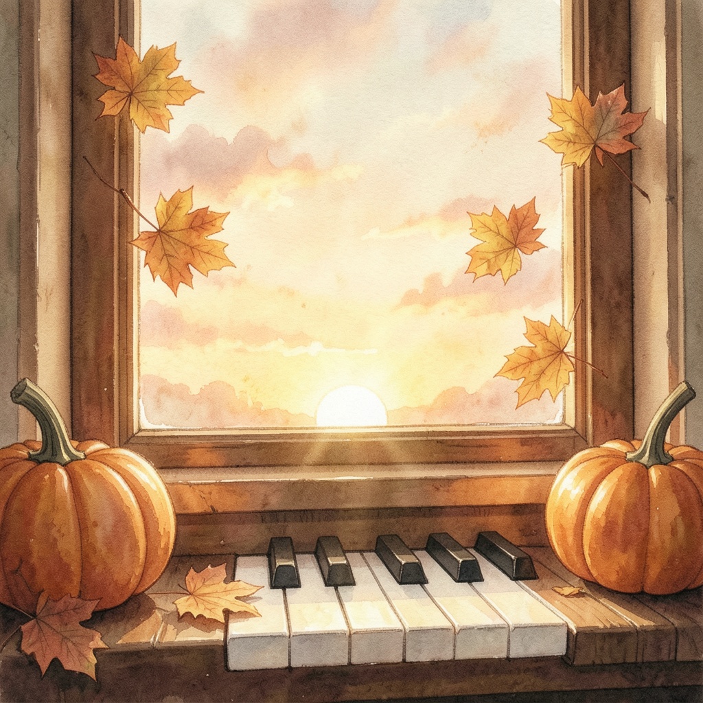 Golden Sunsets of Fall artwork