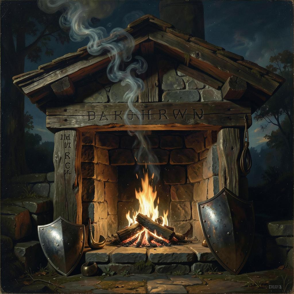 The Oath Beneath the Eaves — Ember of Midgard — Nordic Folk Rock artwork