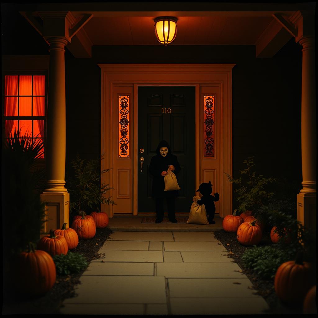 Trick or treat artwork