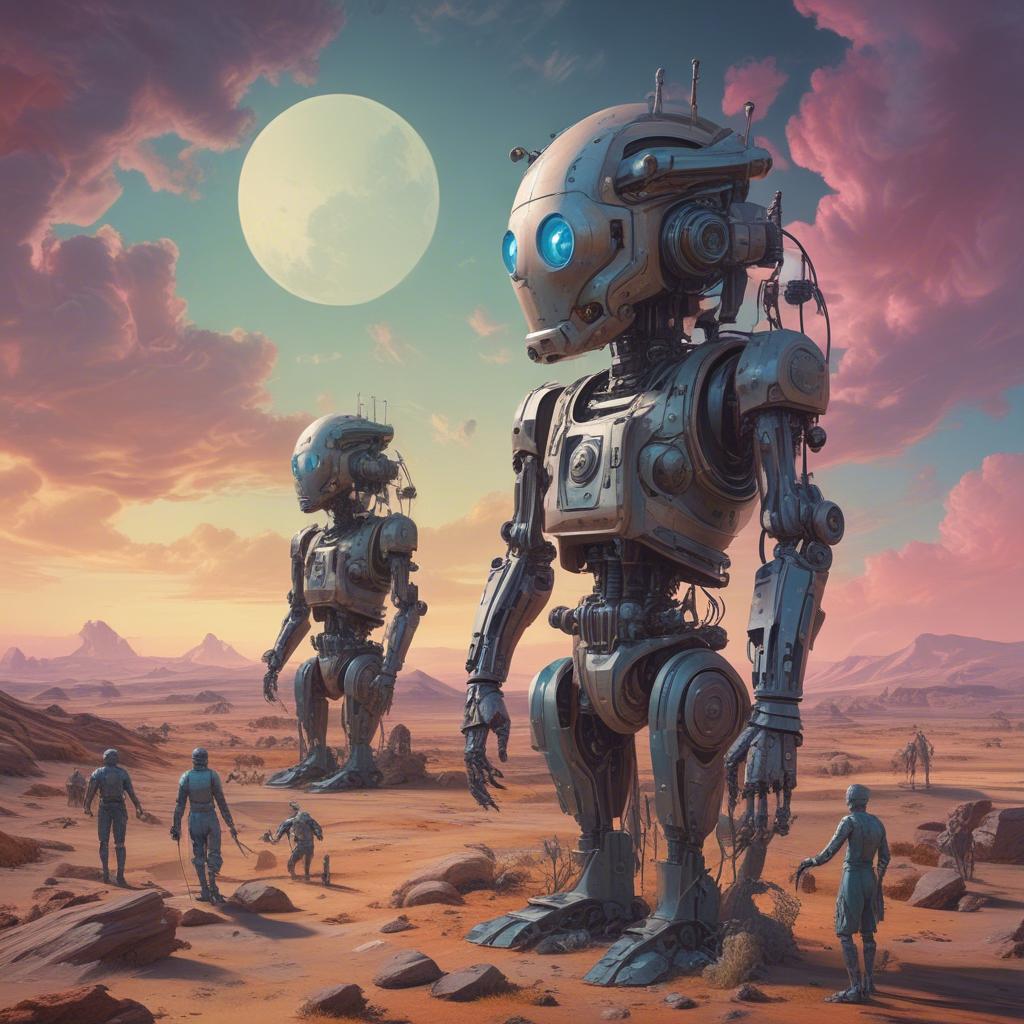 Les robots artwork