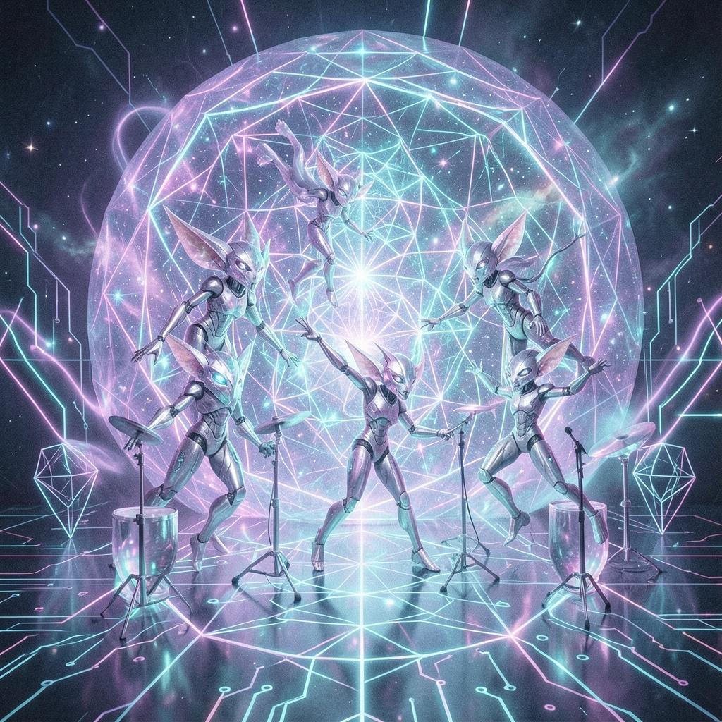 THE MACHINE ELVES ARE REAL artwork