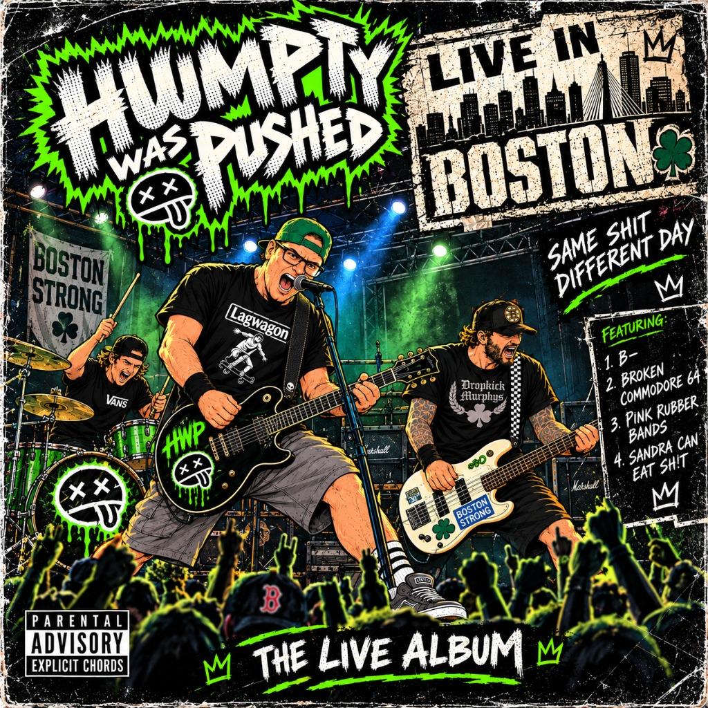 LIVE IN BOSTON- Humpty Was Pushed