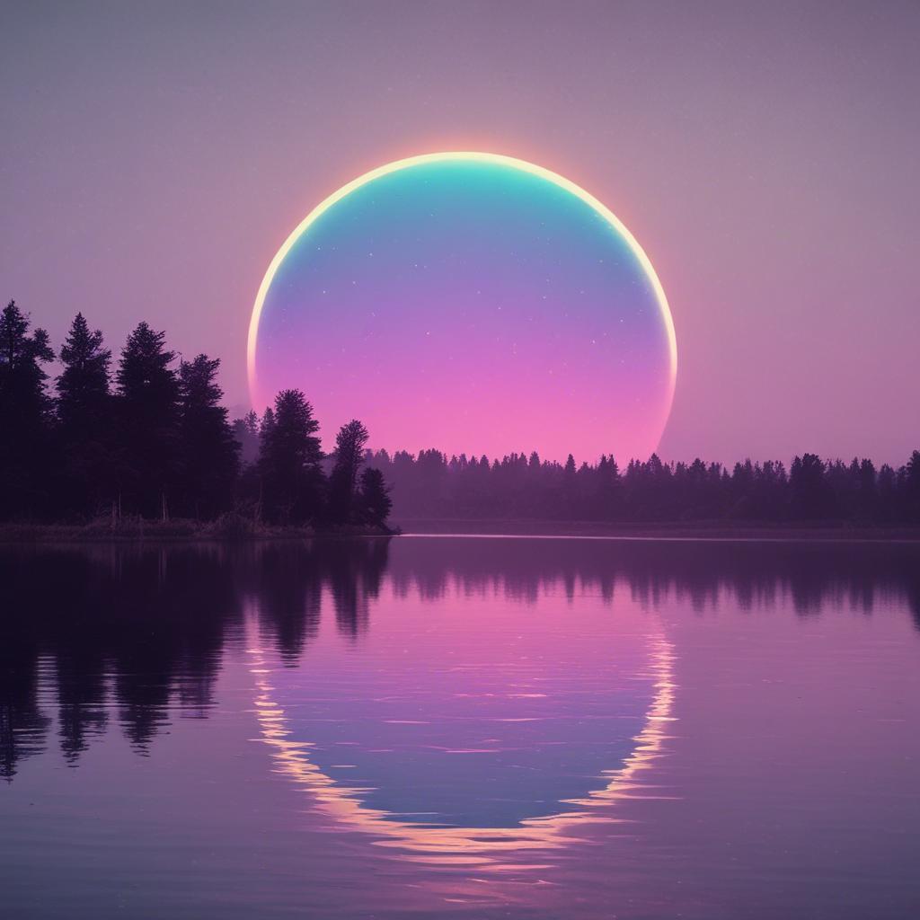 BAJO LA LUZ ARCOÍRIS DE LA LUNA artwork