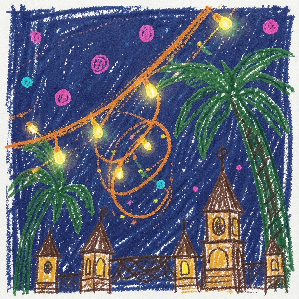 Christmas Lights in Goa artwork