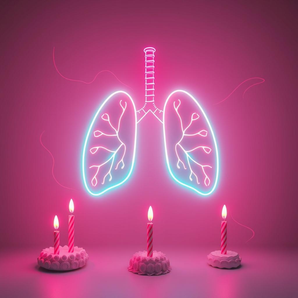 K!ds learning tube - Lungs artwork