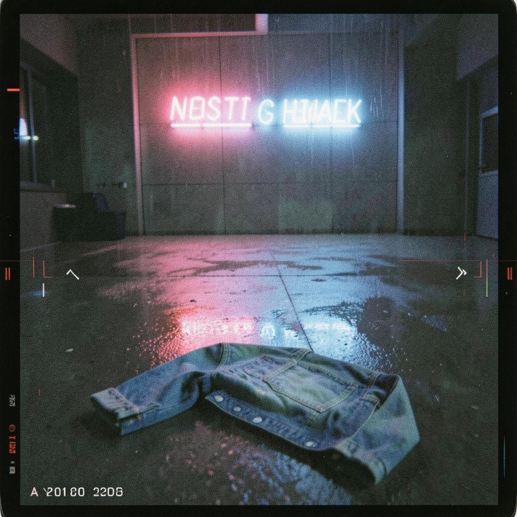 Neon apology, cold dance floor artwork