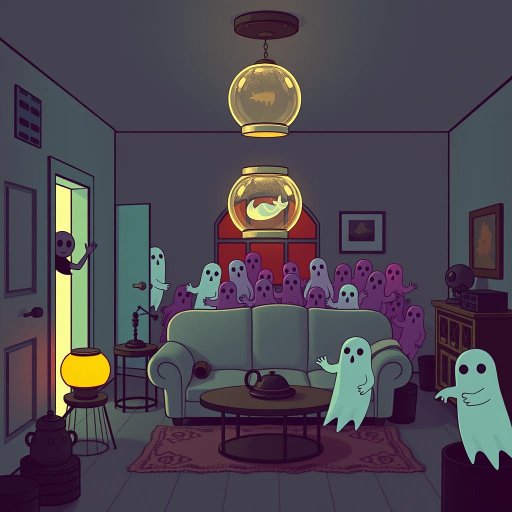 The spooky inheritence artwork