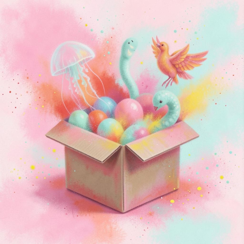 3. «A caixa de tudo» artwork