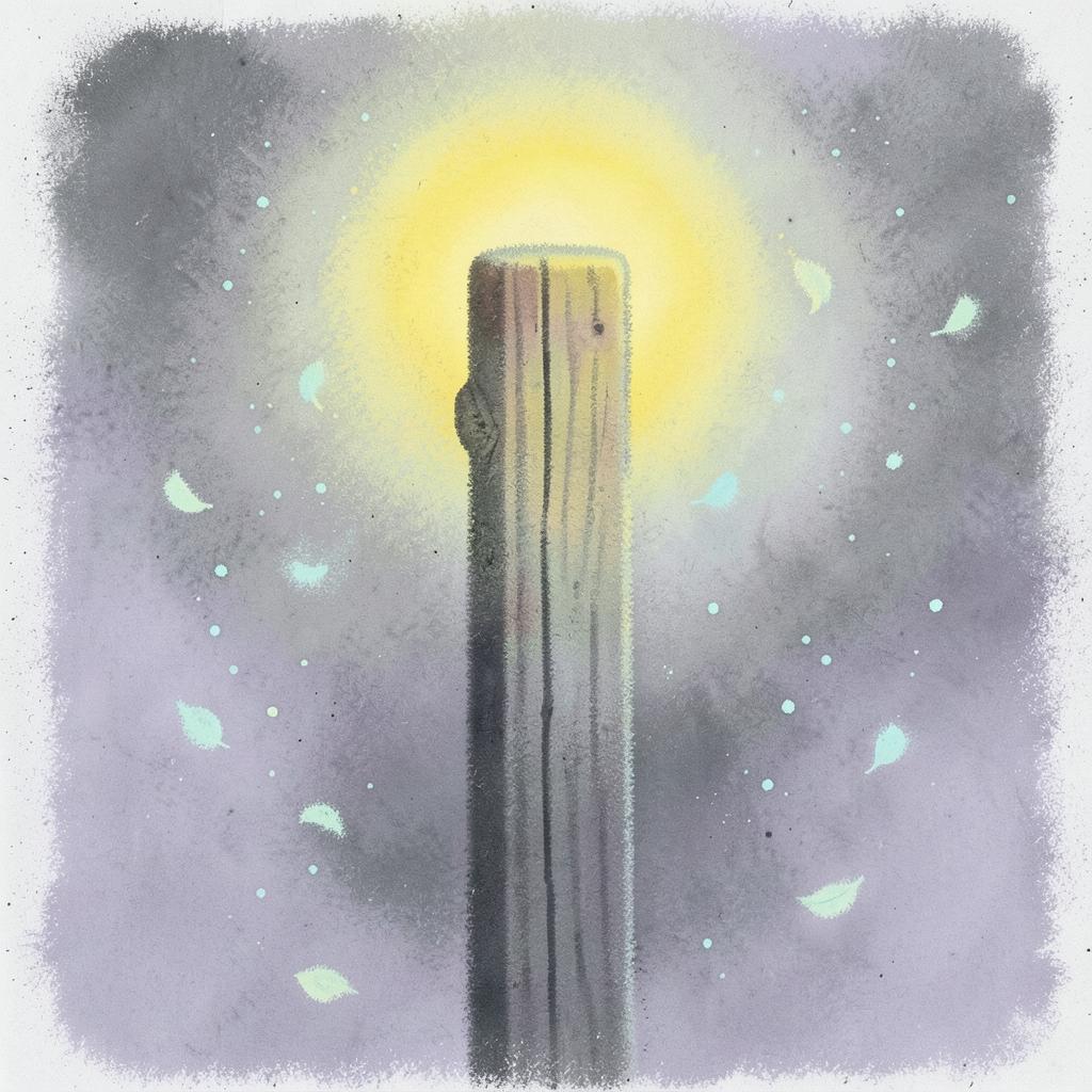 Porch Light in October artwork