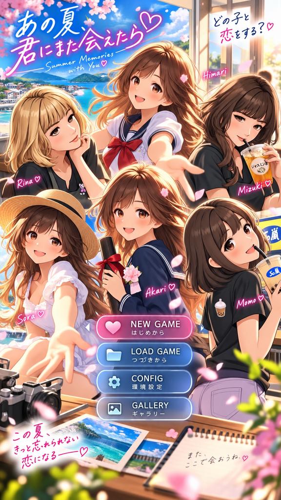 (Dating Sim OST 🩷) あの夏、君に会えたら🩷 ～Seaside Summer Memories～