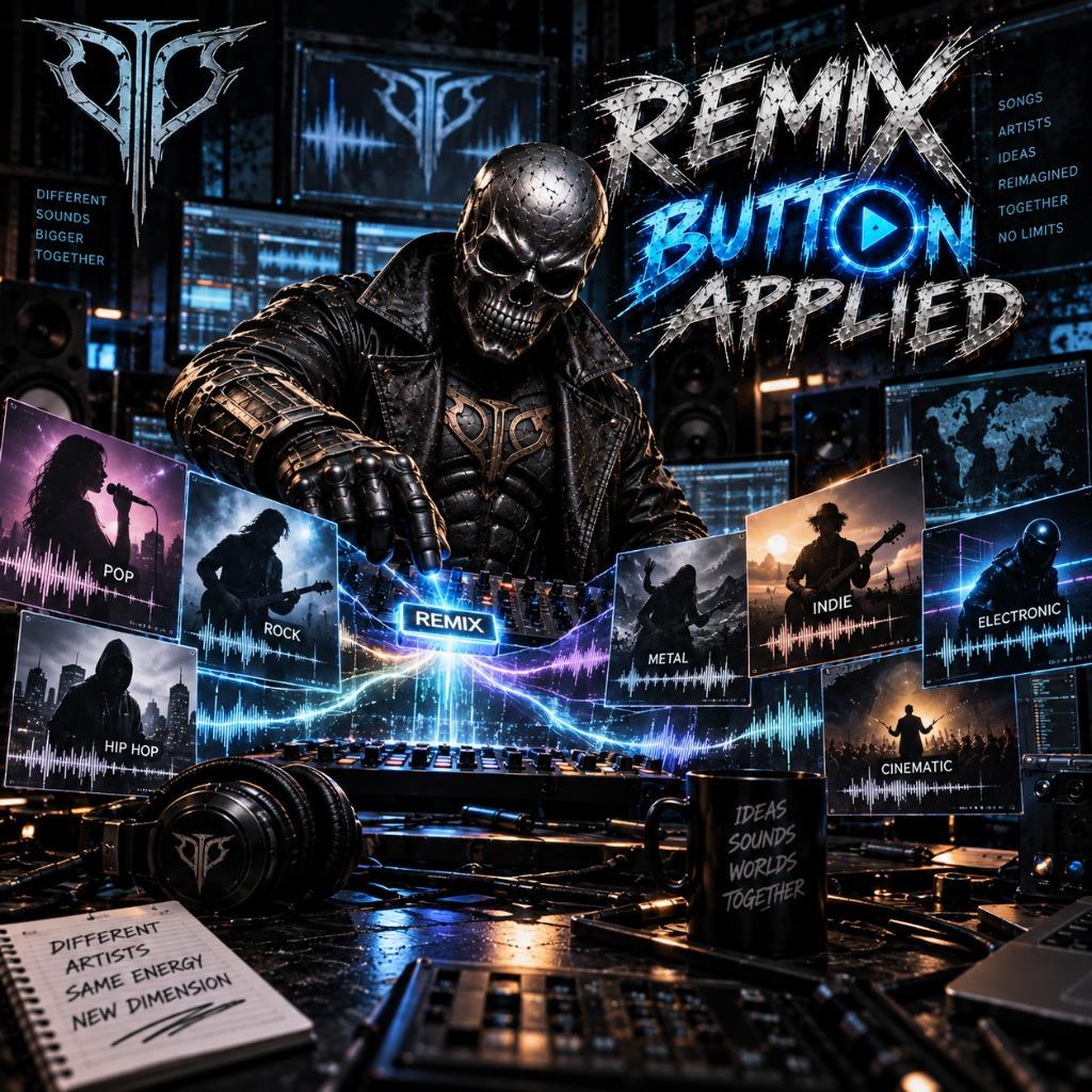Remix Button Applied