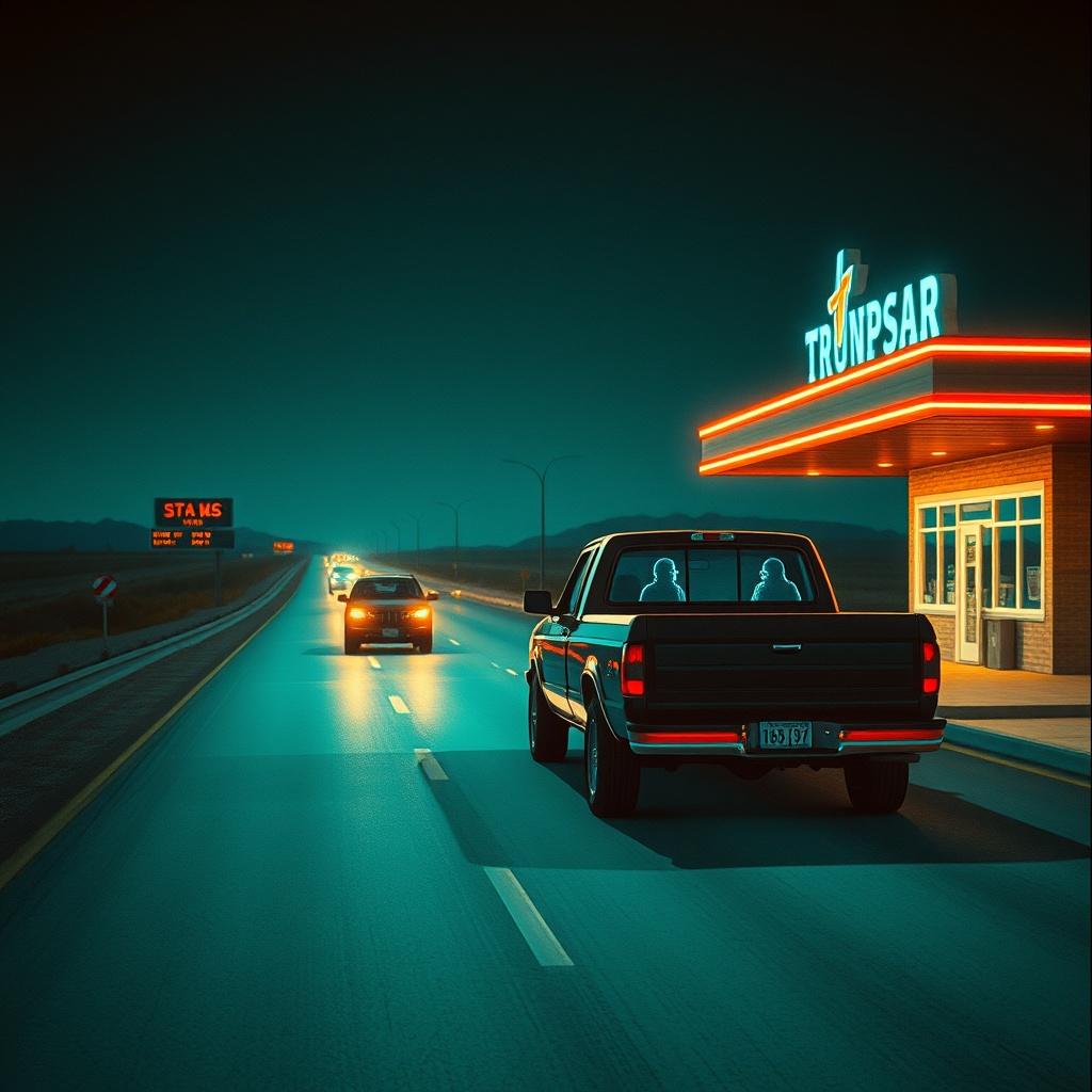 GHOSTS OF THE INTERSTATE - Dark Twang • Heavy 808s • Cold, Clean, Menacing artwork