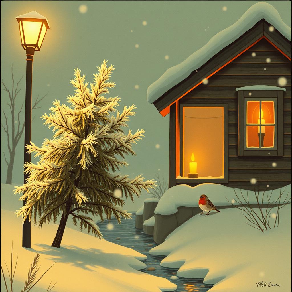 Snow Falls Softly artwork