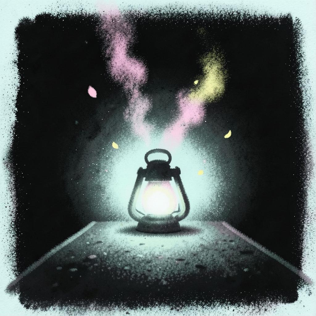 A Small Lamp Lights the Road