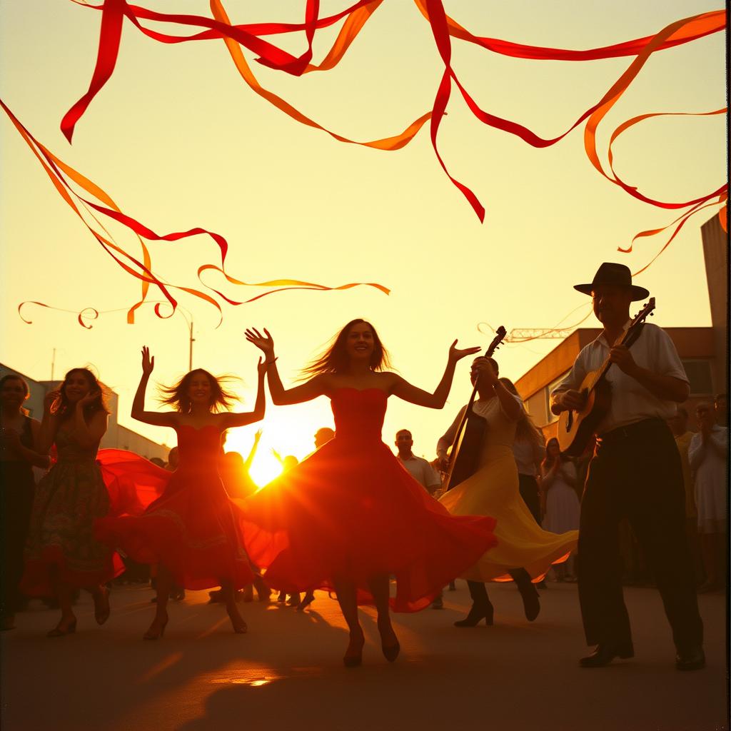 A Dance in Romani-like-style artwork
