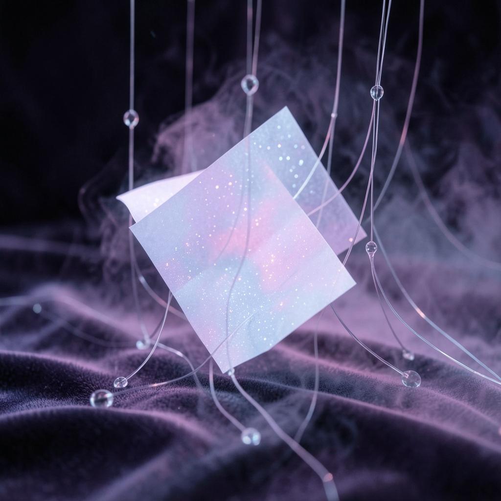 Gravity Weeping Through Silk artwork