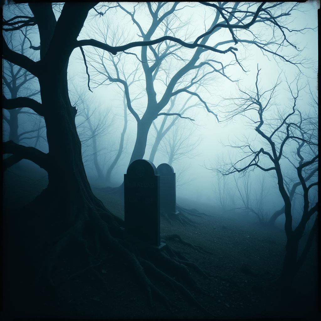 Death Nesting - Hollow Words At The Grave artwork