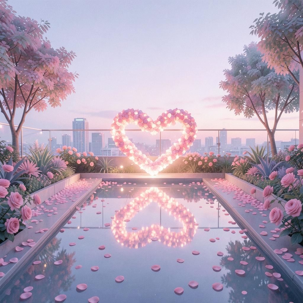 Pink roses artwork
