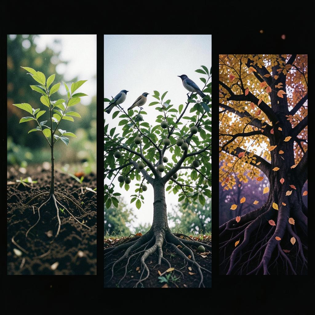 Der kleine Baum im Wind artwork