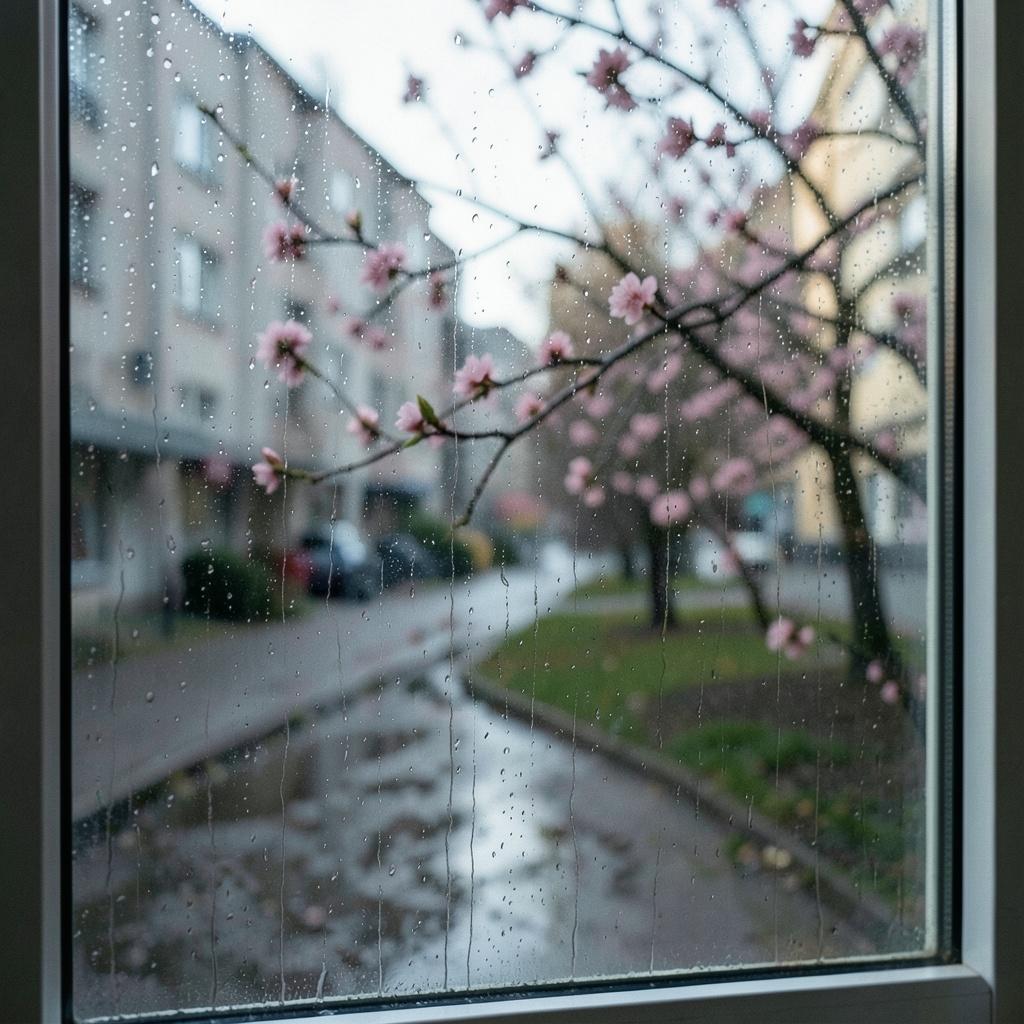 Я стою у окна. artwork