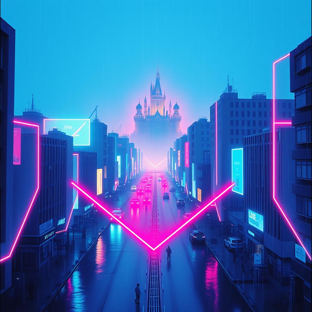 Neon Fractured District - Fractured Light (16-bit) artwork
