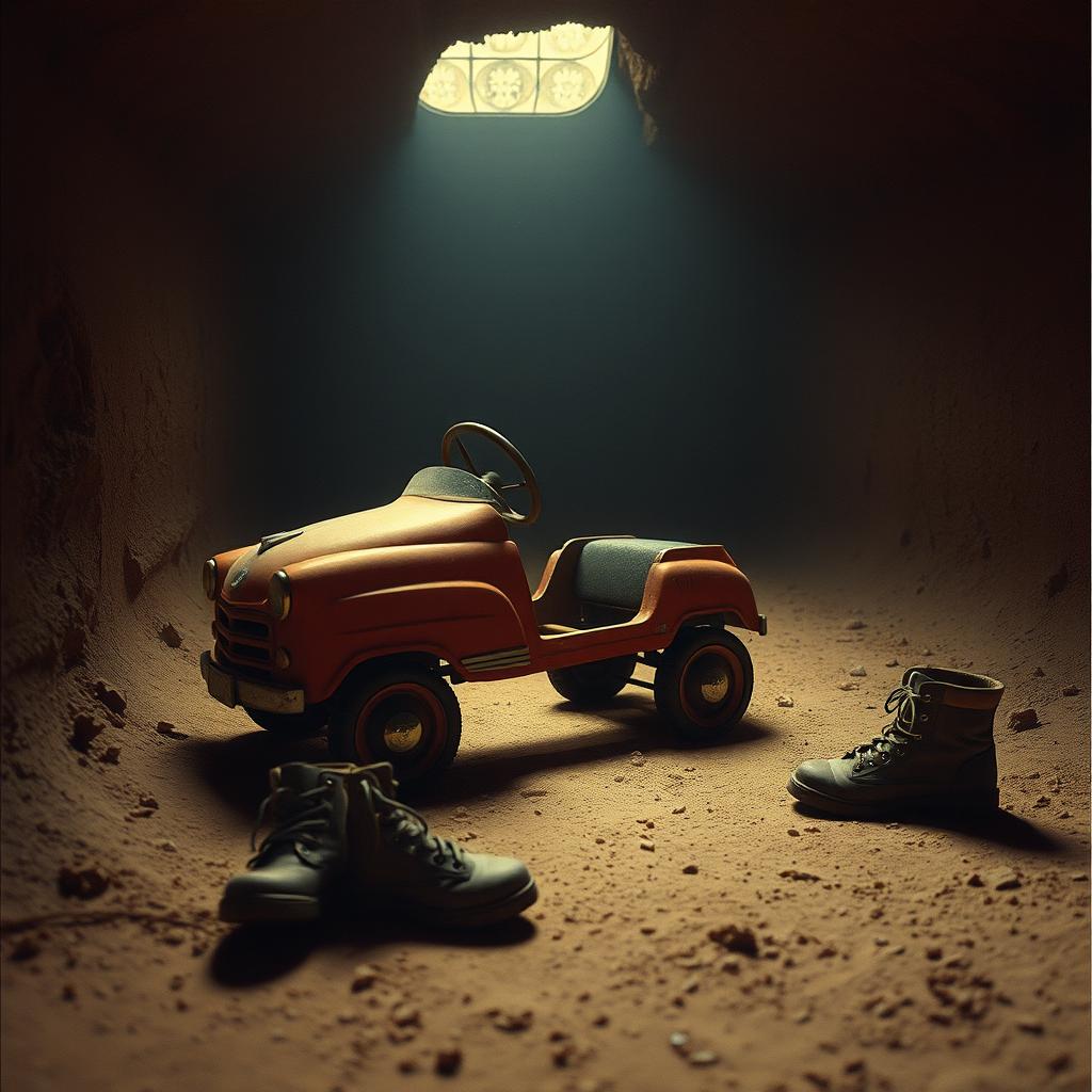 Red Pedal Car artwork