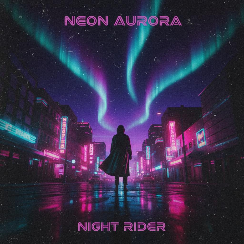 Neon Aurora: Night Rider artwork