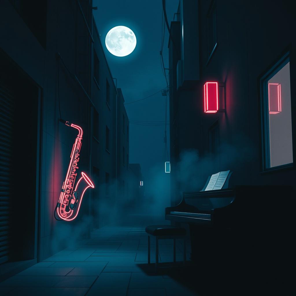 Midnight in Blue artwork