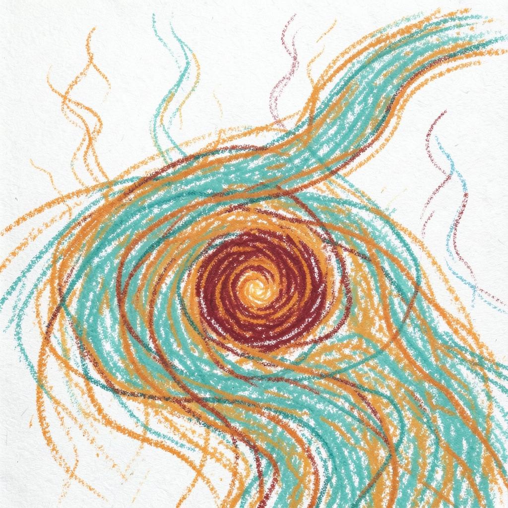🌊 Track 2 — Sacral Chakra — “River of Creation” artwork
