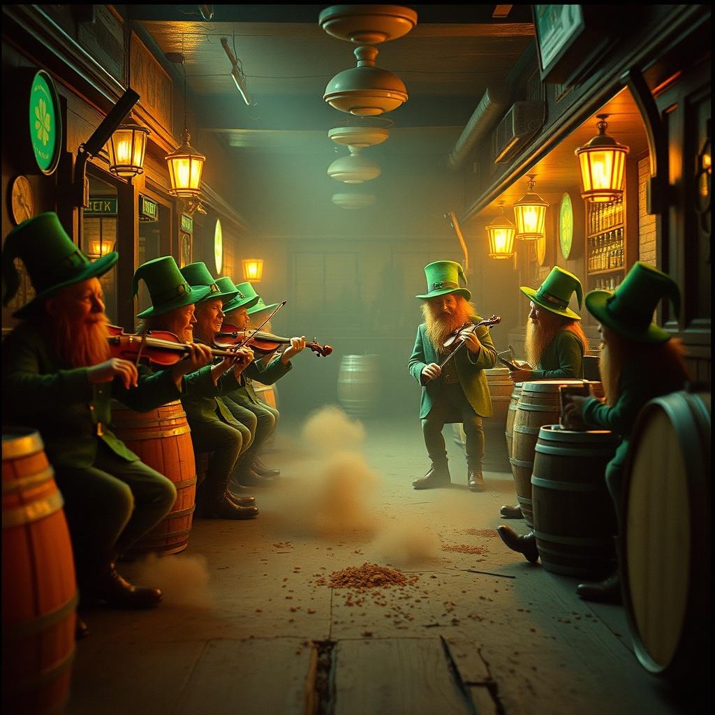 Boot-Scootin’ Leprechauns artwork