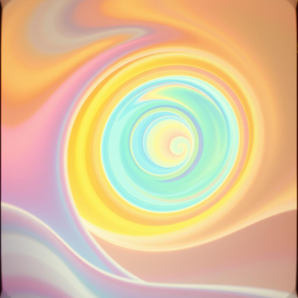 Swirled artwork