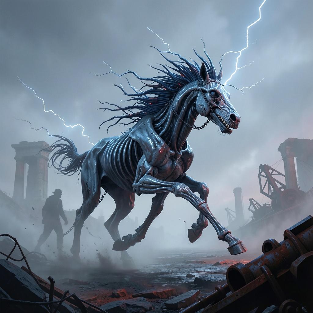 A Horse Named Death (Dark hard rock) artwork
