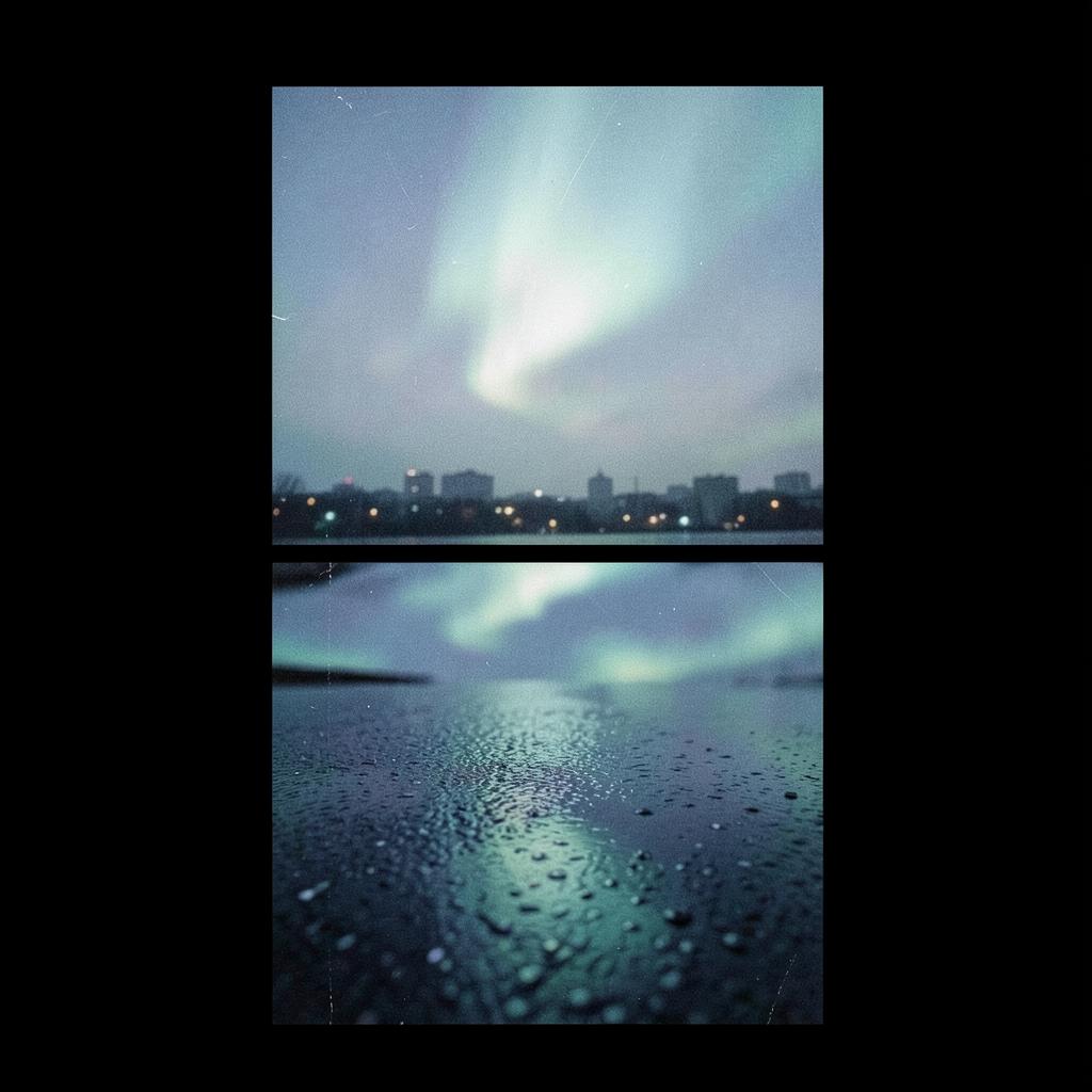 Nordlys i asfalten artwork
