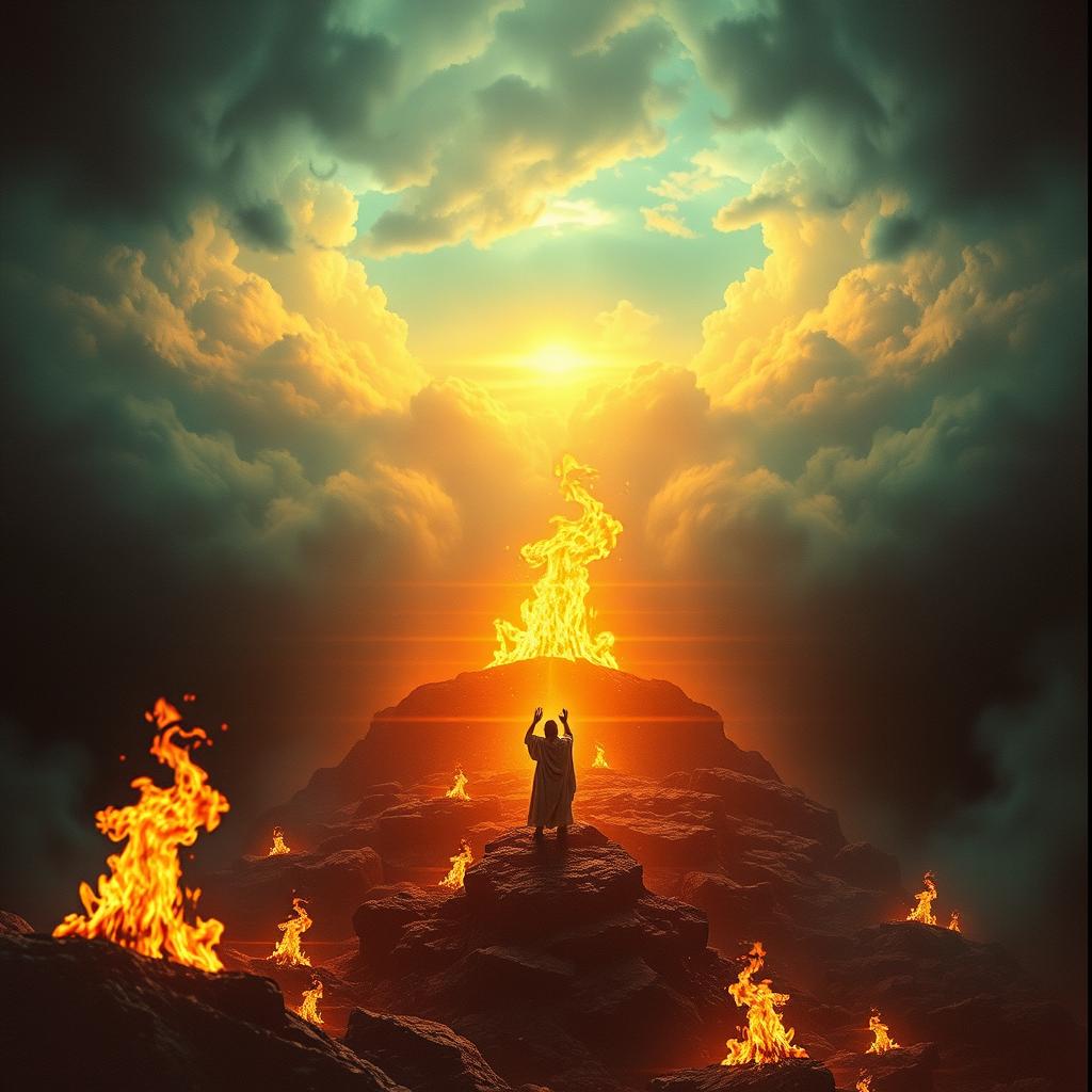 Track 32. ELIJAH - "Fire from Heaven" artwork