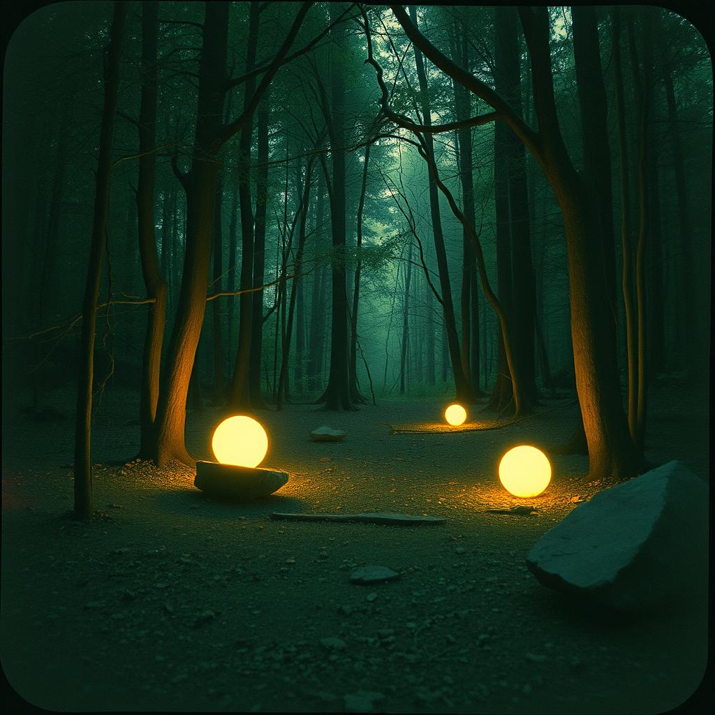 Forest path artwork