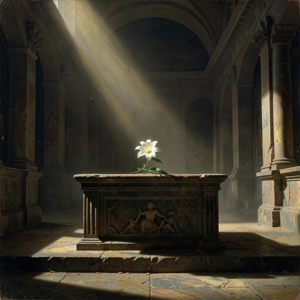 HEBREWS CH 10 One Sacrifice Once for All artwork